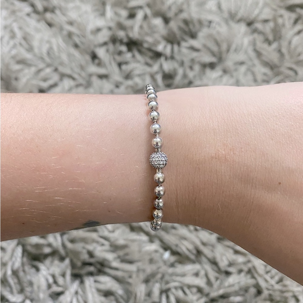 Pandora Beads & Pave bracelet